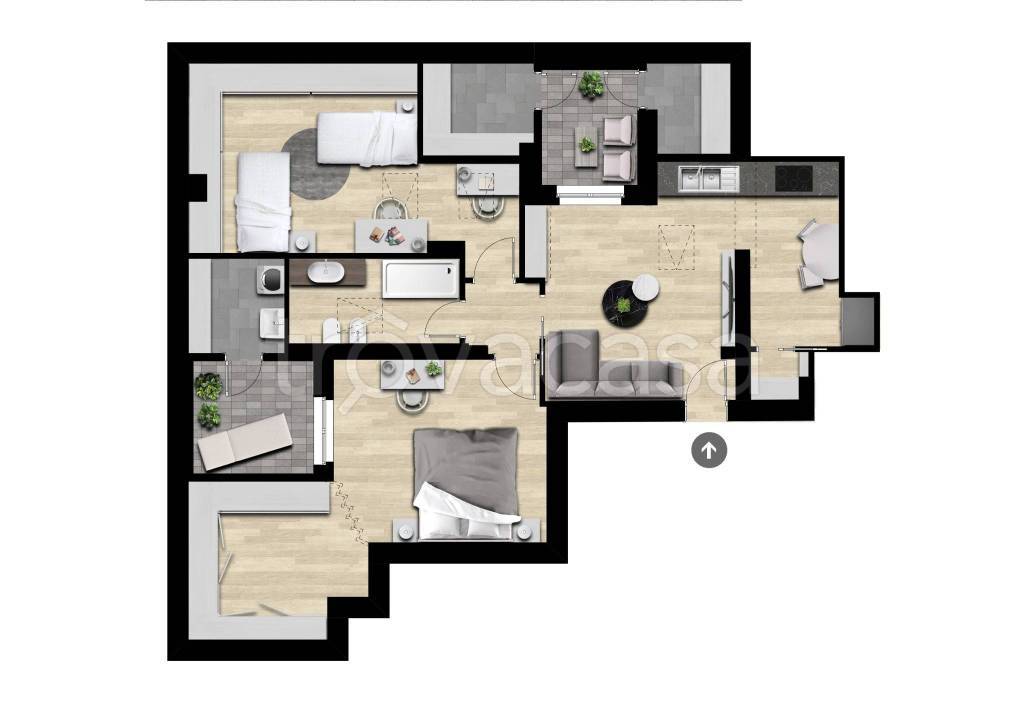 appartamento in vendita a Lecco in zona Pescarenico