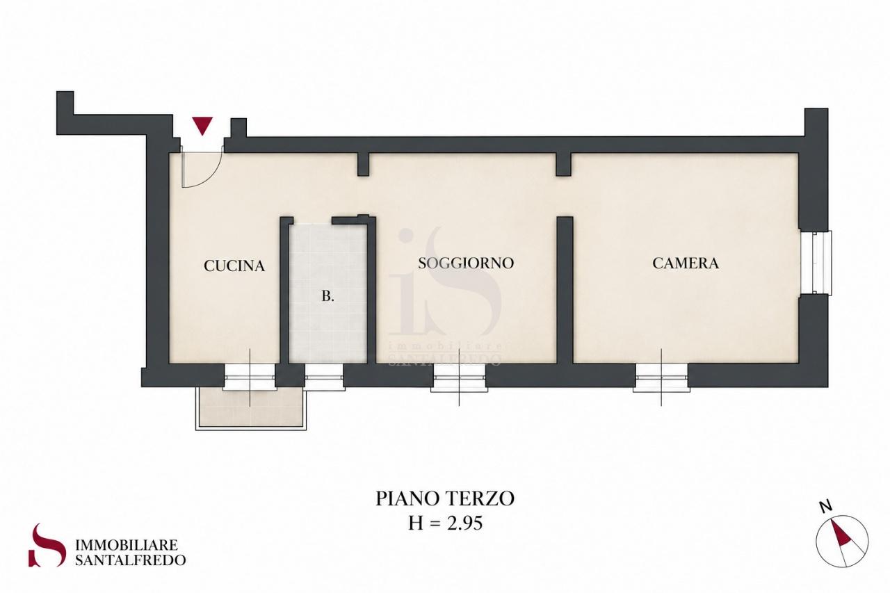 appartamento in vendita a Lecco in zona Corso Promessi Sposi