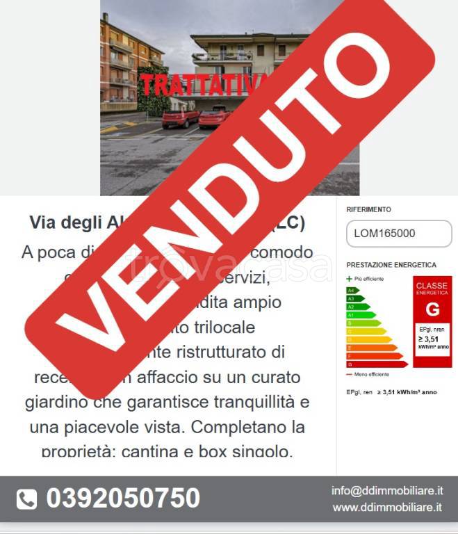 appartamento in vendita a Lomagna