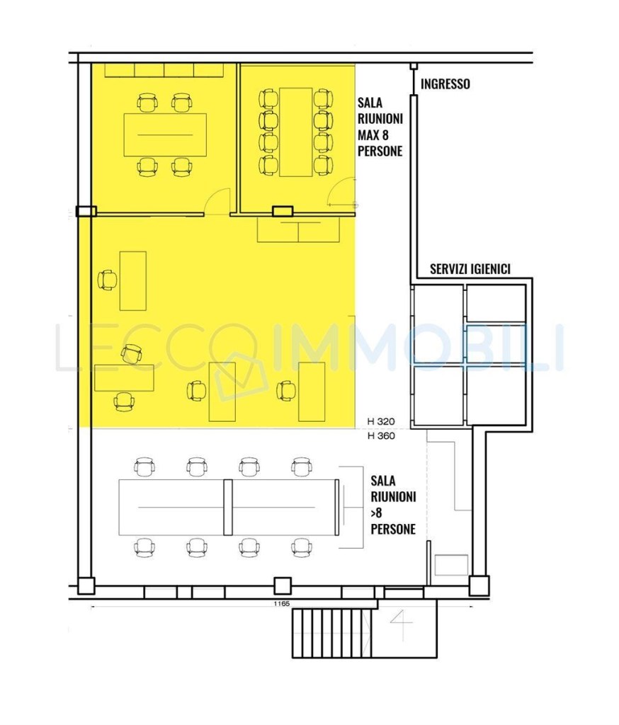 ufficio in vendita a Malgrate