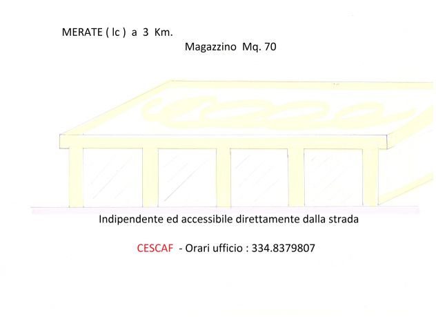 locale commerciale in vendita a Merate