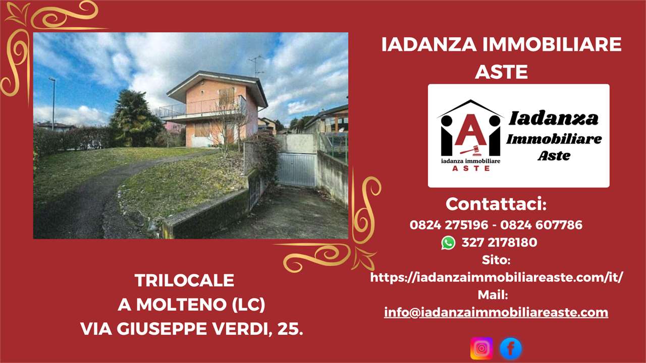 appartamento in vendita a Molteno in zona Coroldo