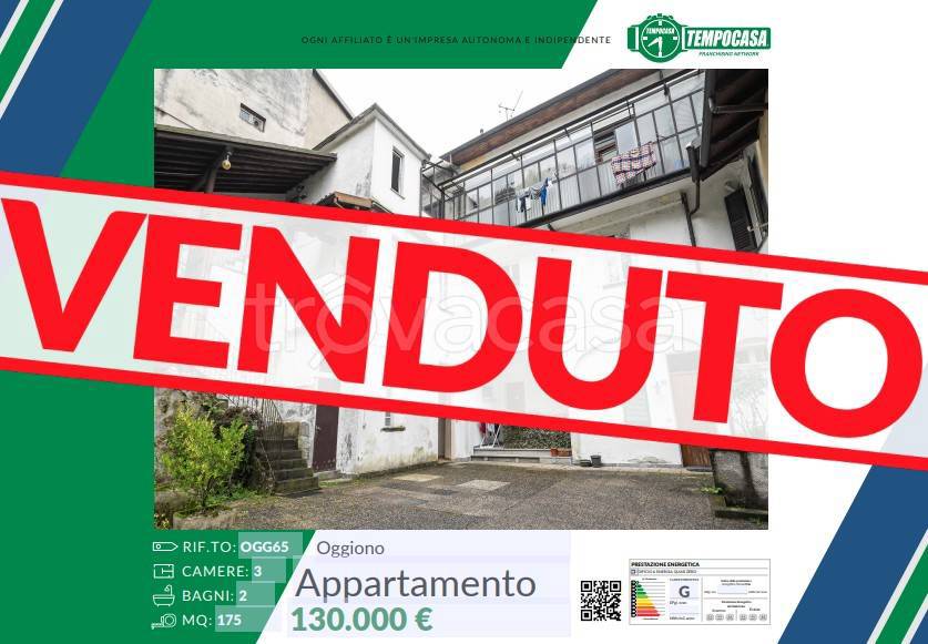 appartamento in vendita ad Oggiono