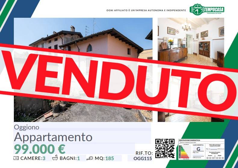 appartamento in vendita ad Oggiono