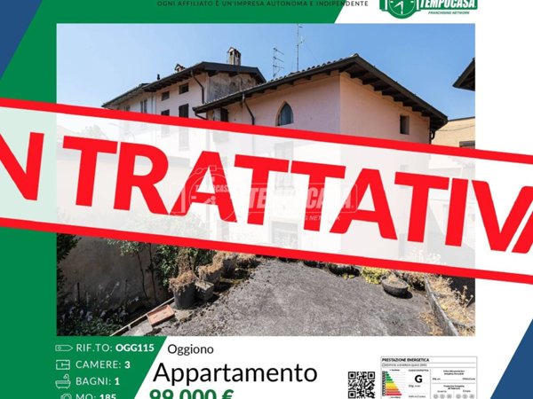 appartamento in vendita ad Oggiono