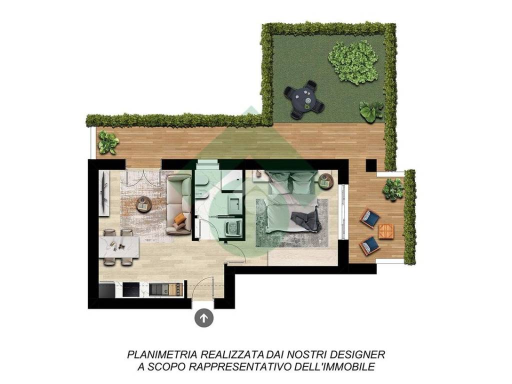 appartamento in vendita ad Oggiono