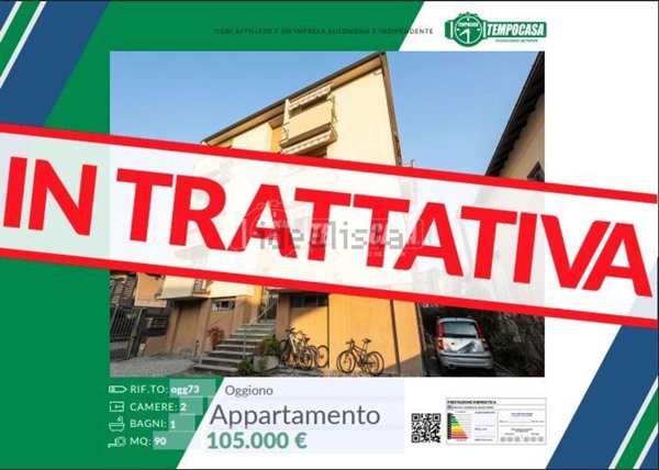 appartamento in vendita ad Oggiono in zona Imberido