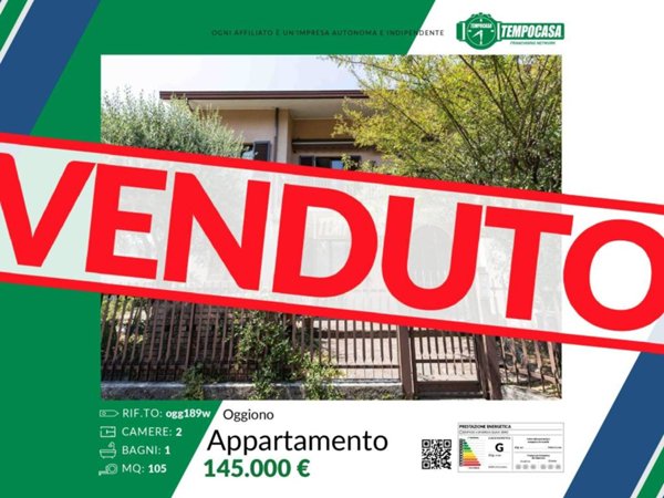 appartamento in vendita ad Oggiono in zona Miravalle