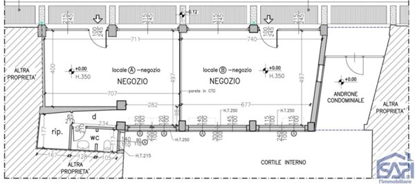 appartamento in vendita ad Osnago in zona Canova