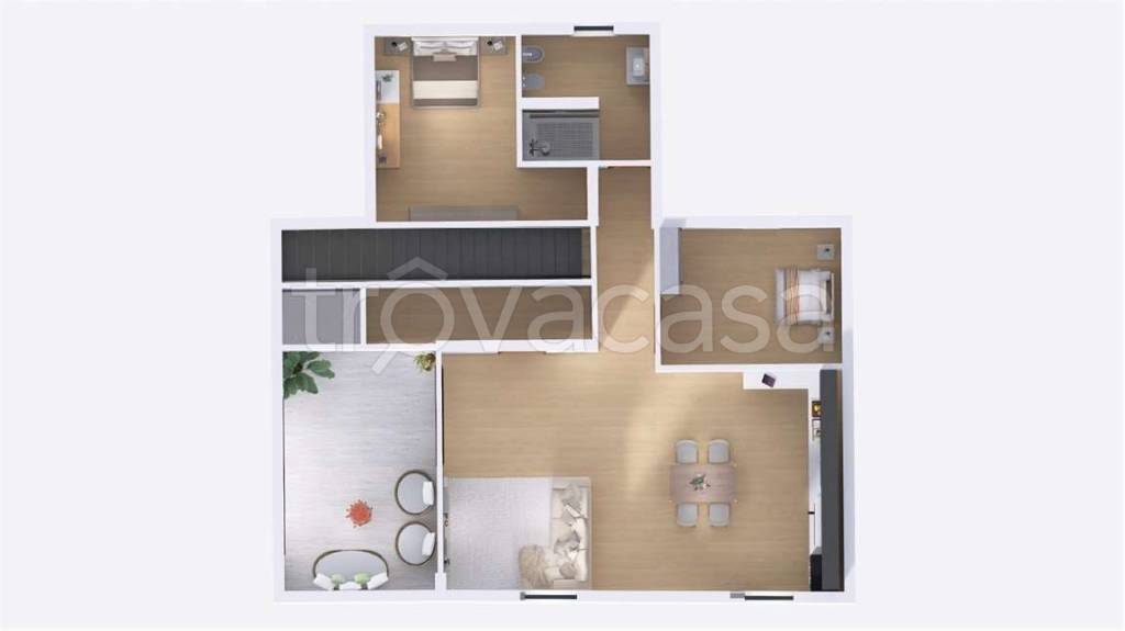 appartamento in vendita ad Osnago in zona Canova
