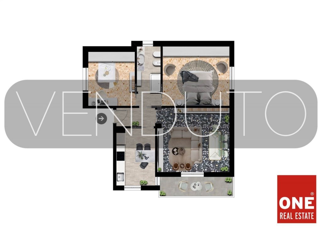 appartamento in vendita a Verderio