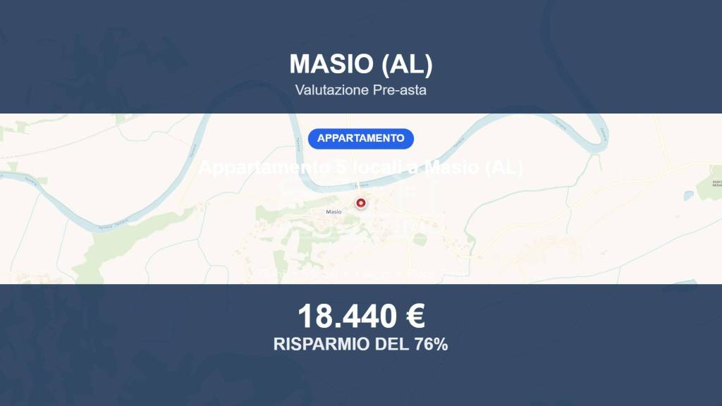 appartamento in vendita a Masio