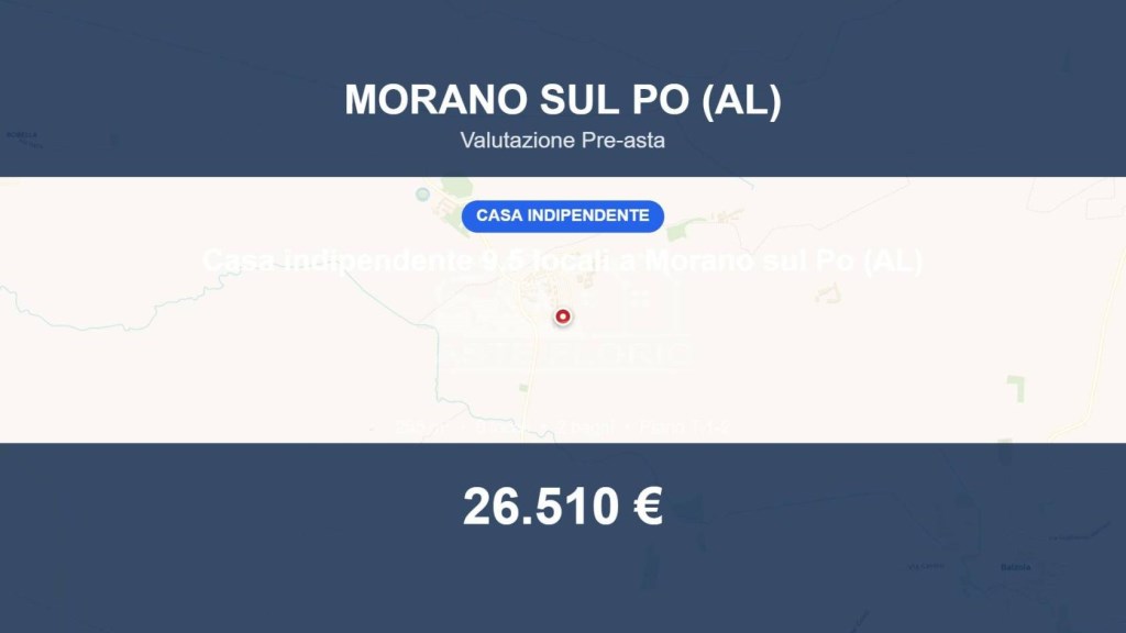 casa indipendente in vendita a Morano sul Po in zona Due Sture