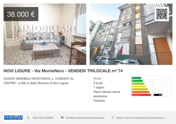 appartamento in vendita a Novi Ligure