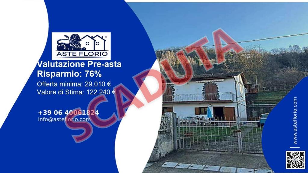 appartamento in vendita ad Orsara Bormida in zona Piano