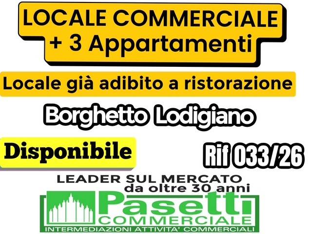 negozio in vendita a Borghetto Lodigiano