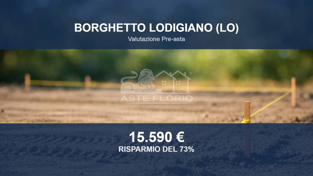 terreno edificabile in vendita a Borghetto Lodigiano in zona Barazzina