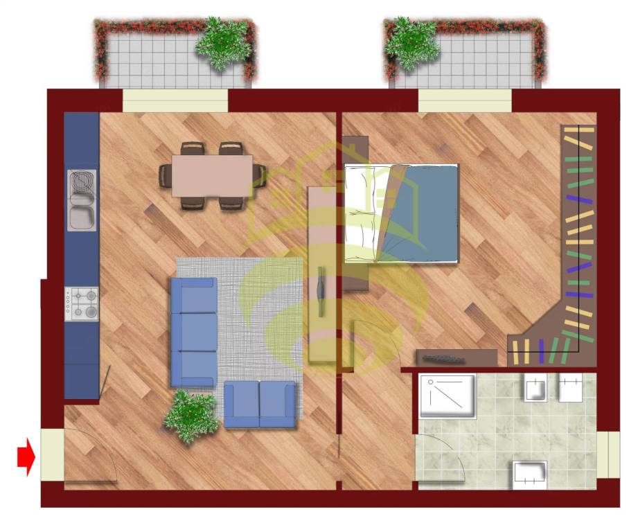 appartamento in vendita a Casaletto Lodigiano in zona Mairano