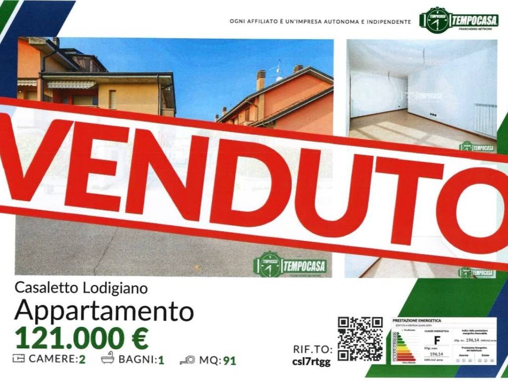 appartamento in vendita a Casaletto Lodigiano