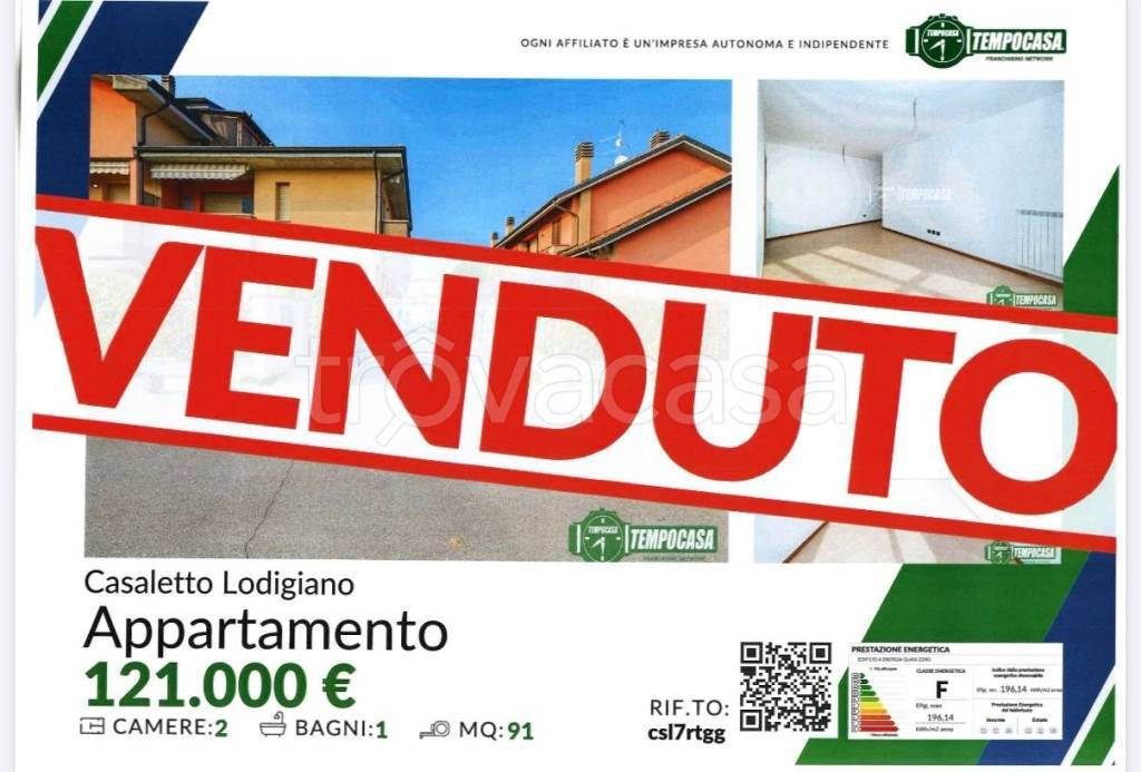 appartamento in vendita a Casaletto Lodigiano