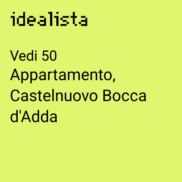 appartamento in vendita a Castelnuovo Bocca d'Adda