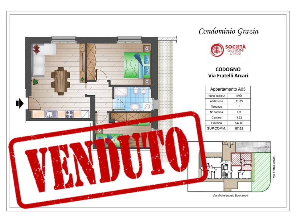 appartamento in vendita a Codogno