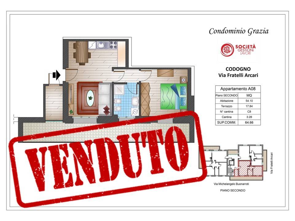 appartamento in vendita a Codogno