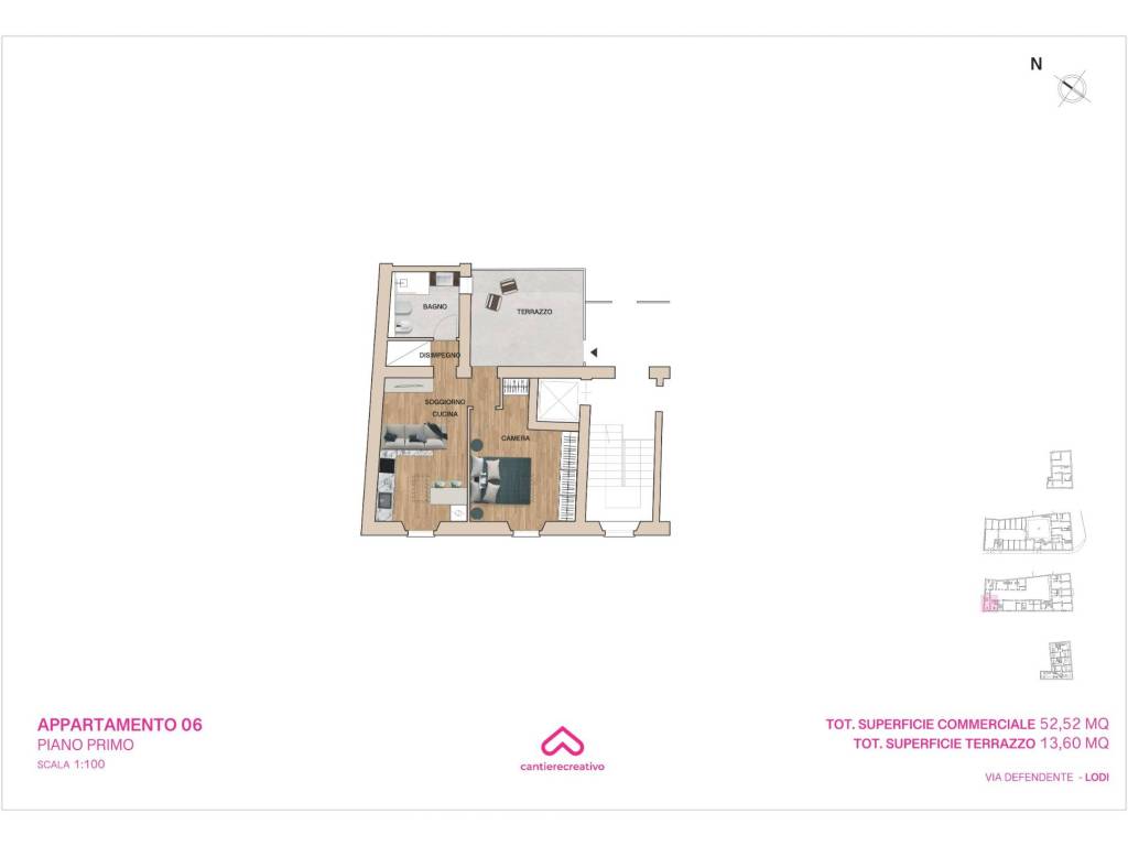 appartamento in vendita a Lodi in zona Città Bassa