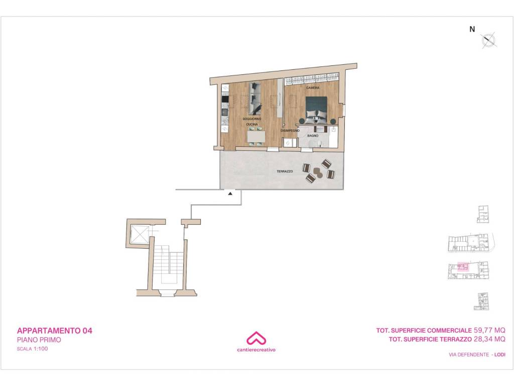 appartamento in vendita a Lodi in zona Città Bassa