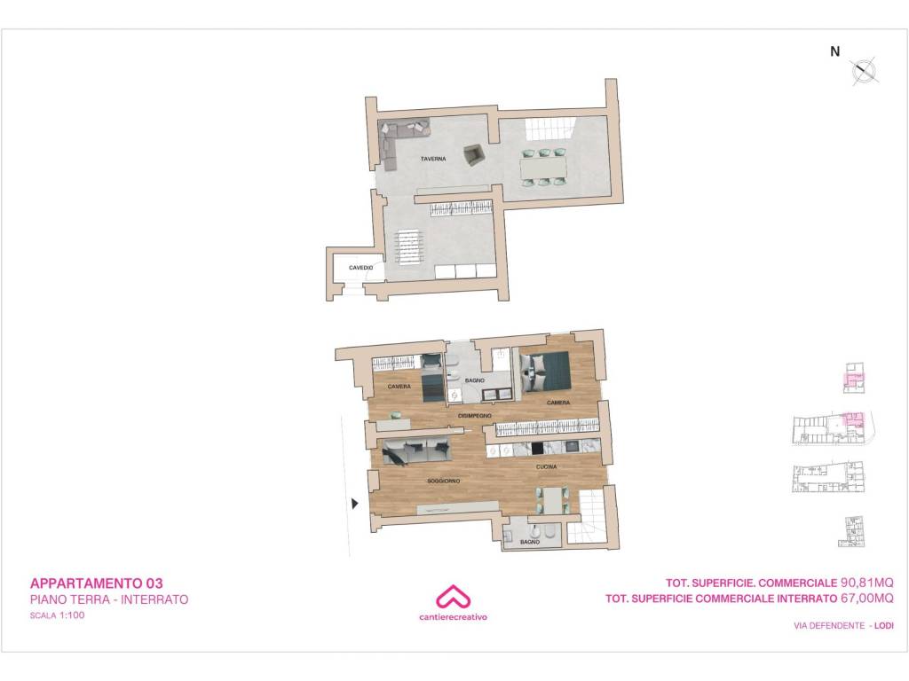 appartamento in vendita a Lodi in zona Città Bassa