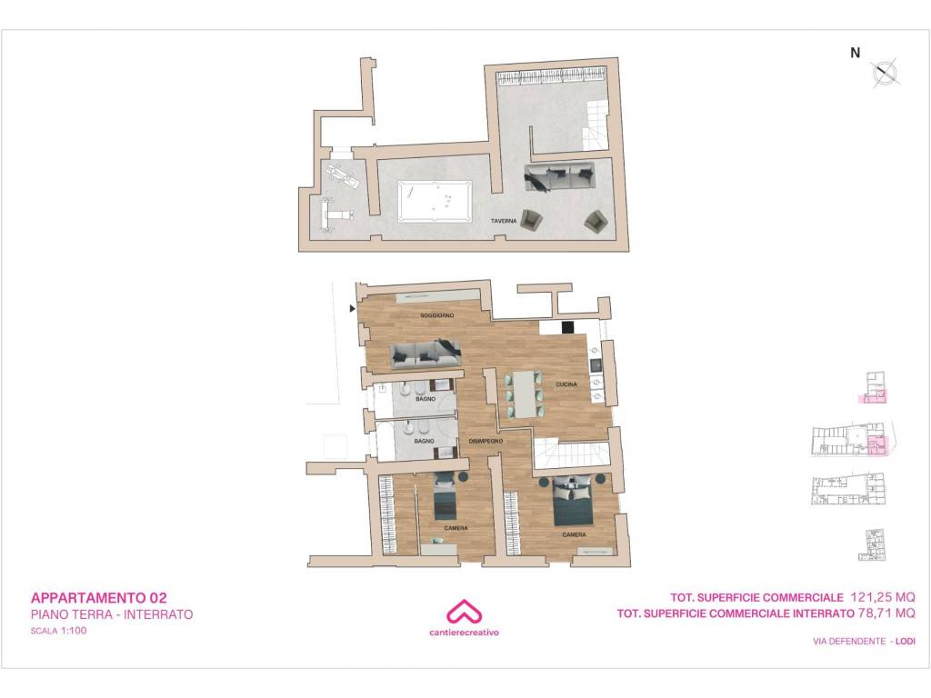 appartamento in vendita a Lodi in zona Città Bassa