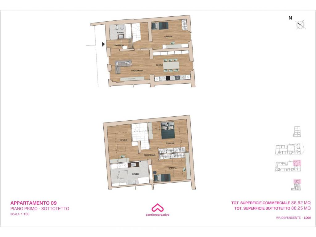 appartamento in vendita a Lodi in zona Città Bassa