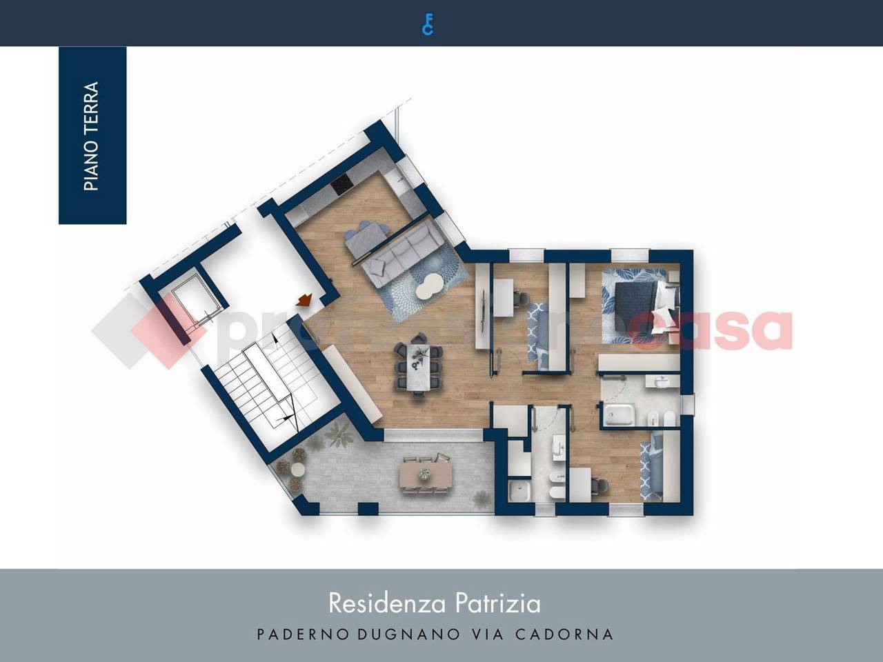 appartamento in vendita a Lodi in zona Paderno