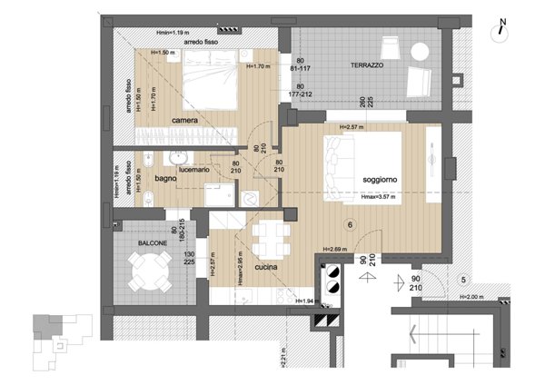 appartamento in vendita a Lodi in zona Paderno