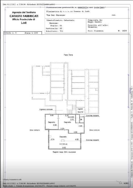 locale di sgombero in vendita a Lodi