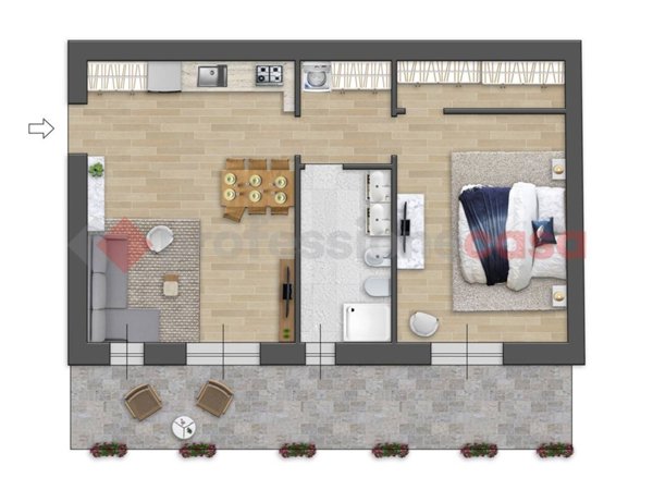 appartamento in vendita a Lodi in zona Paderno