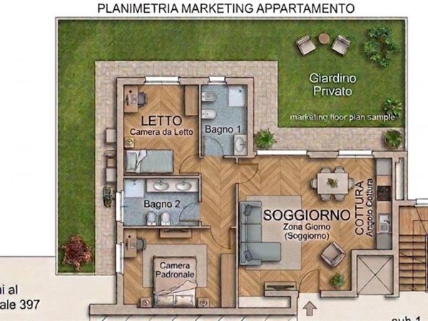 appartamento in vendita a Lodi in zona Fanfani