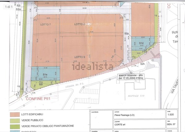 terreno edificabile in vendita a Pieve Fissiraga