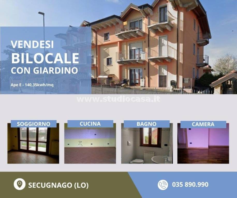 appartamento in vendita a Secugnago
