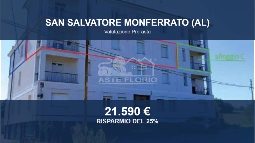 appartamento in vendita a San Salvatore Monferrato in zona Fosseto