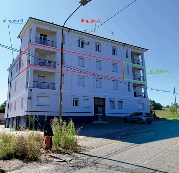 appartamento in vendita a San Salvatore Monferrato in zona Fosseto
