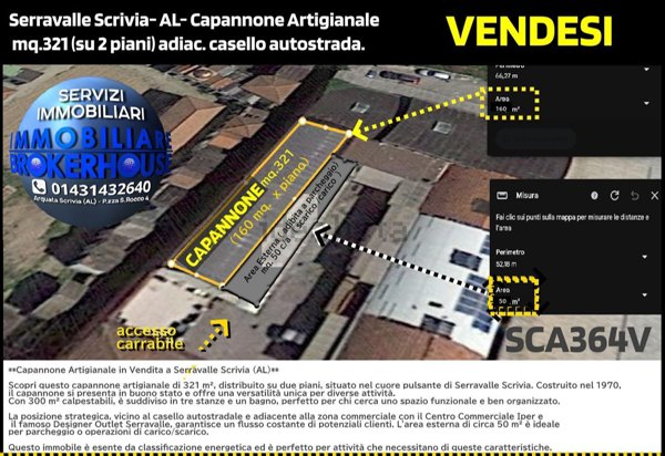 capannone in vendita a Serravalle Scrivia