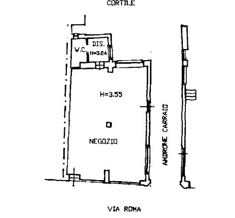 locale commerciale in vendita a Valenza