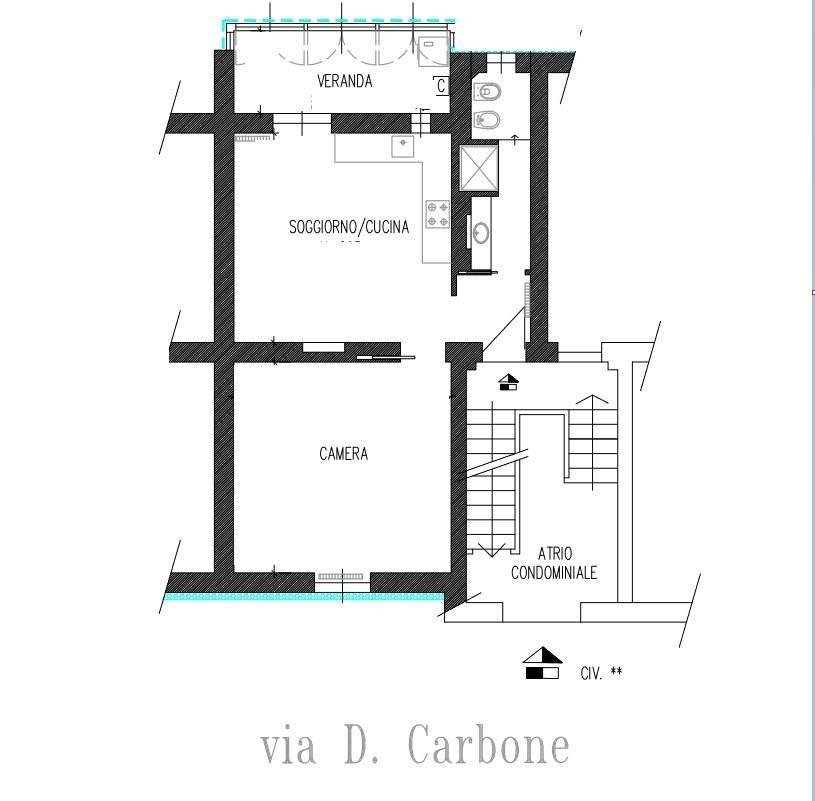 appartamento in vendita a Villalvernia