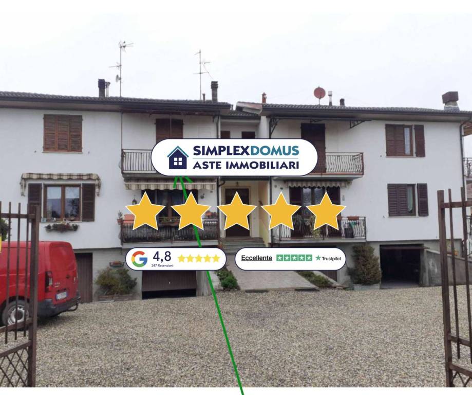 appartamento in vendita a Villalvernia