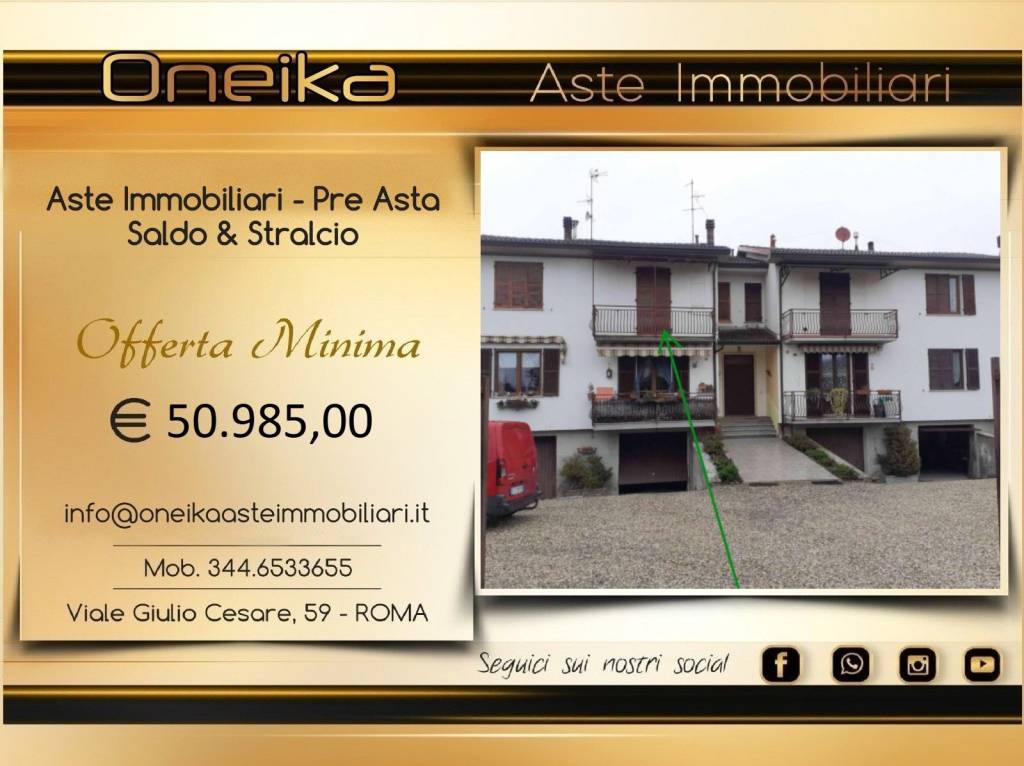 appartamento in vendita a Villalvernia
