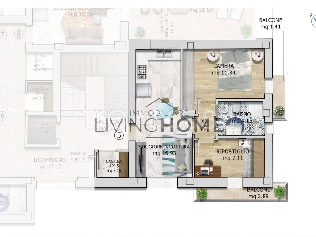 appartamento in vendita a Bellaria-Igea Marina in zona Igea Marina