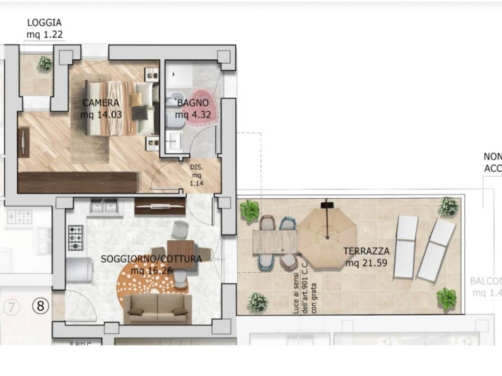 appartamento in vendita a Bellaria-Igea Marina in zona Bellaria