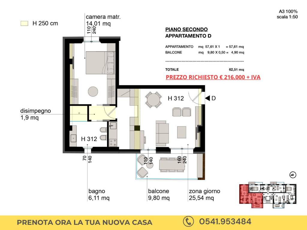 appartamento in vendita a Cattolica