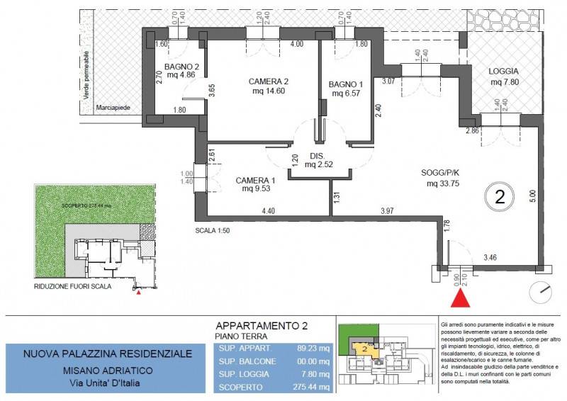 appartamento in vendita a Misano Adriatico